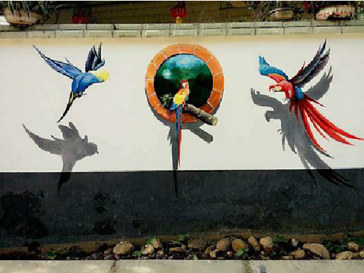 罗甸视觉错位-3D墙绘设计