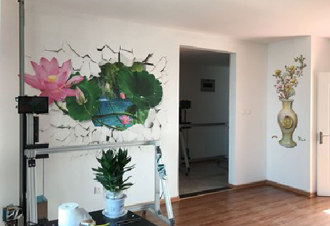 罗甸墙体彩绘相比墙纸的优势。